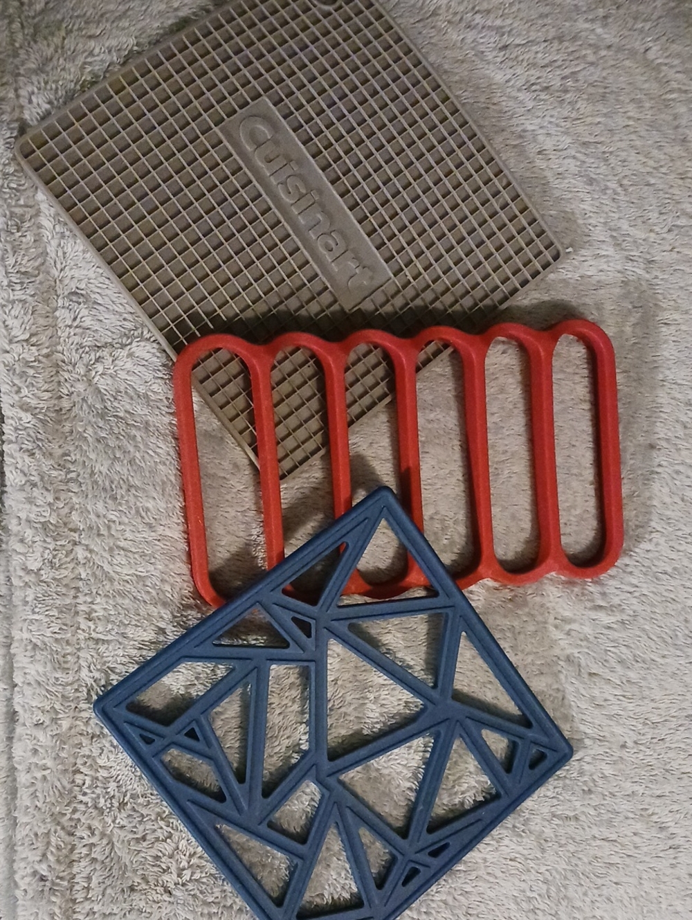 Three Silicone Hotpads